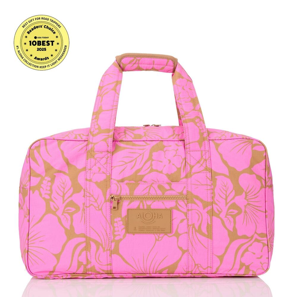 Aloha Collection• 12 year Collection KEEP IT LIGHT WEEKENDER HEIPUA Neon Pink - Picture 8 of 11